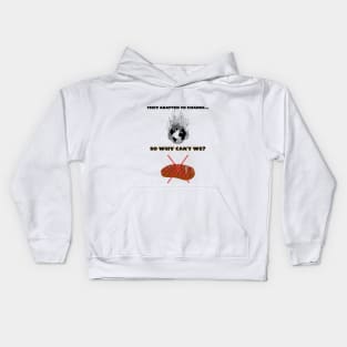 They Adapted to Change Animal Abuse Kids Hoodie